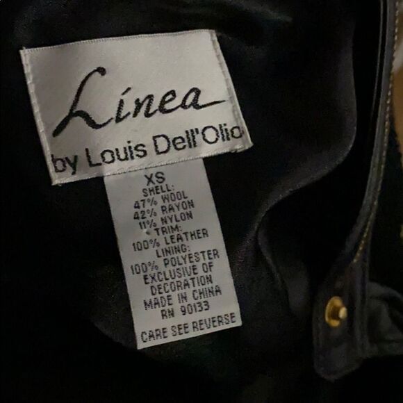 Linea by Louis Dell’olio Black Military Jacket - Picture 4 of 5